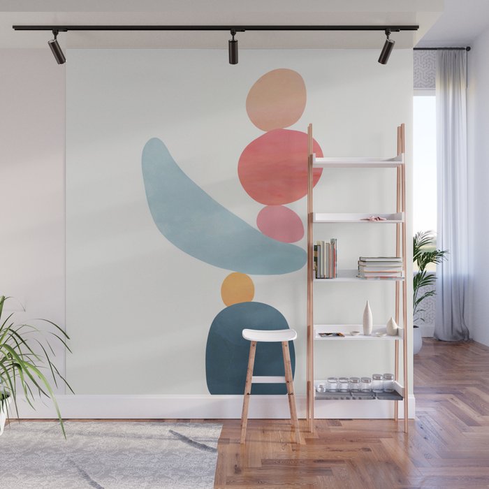 Balancing Stones 21 Wall Mural Gallery Image 1