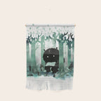 A Quiet Spot (in green) Wall Hanging Gallery Image 1