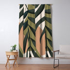 Tropical Leaf- Abstract Art Window Curtain Gallery Image 5