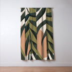 Tropical Leaf- Abstract Art Window Curtain Gallery Image 3