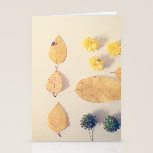 Yellow Autumn Collection Stationery Card Gallery Image 1