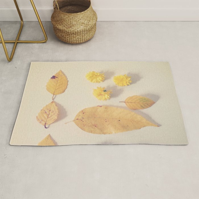 Yellow Autumn Collection Rug Gallery Image 1