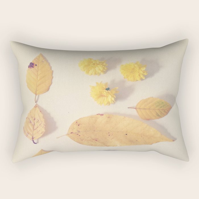 Yellow Autumn Collection Rectangular Pillow Gallery Image 1