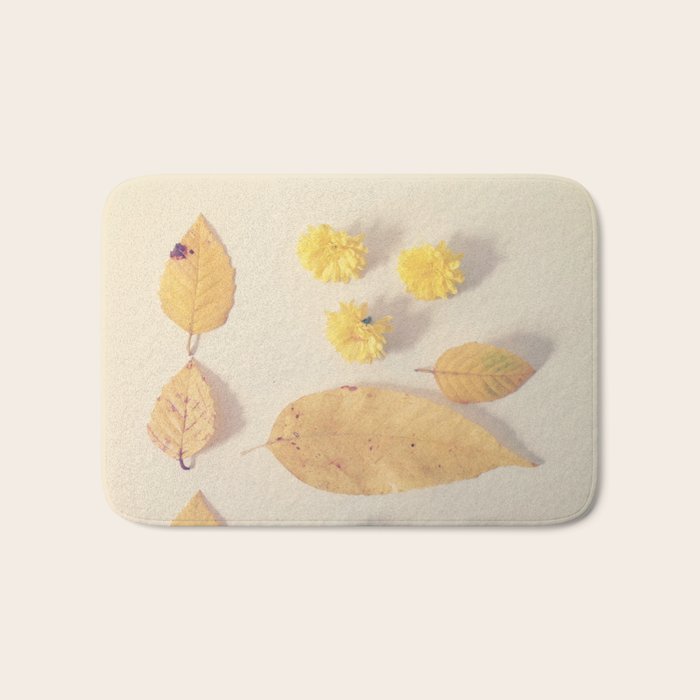 Yellow Autumn Collection Bath Mat Gallery Image 1