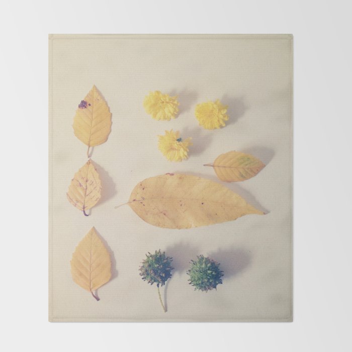 Yellow Autumn Collection Throw Blanket Gallery Image 2
