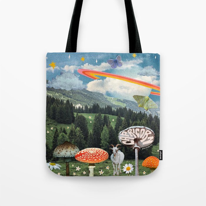 Capricorn Collage Tote Bag Gallery Image 1