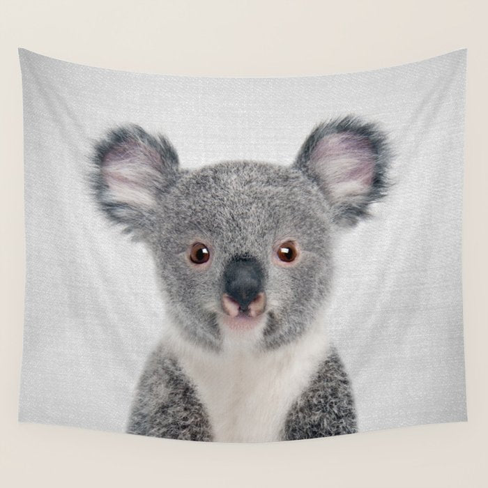 Baby Koala - Colorful Wall Tapestry Gallery Image 1