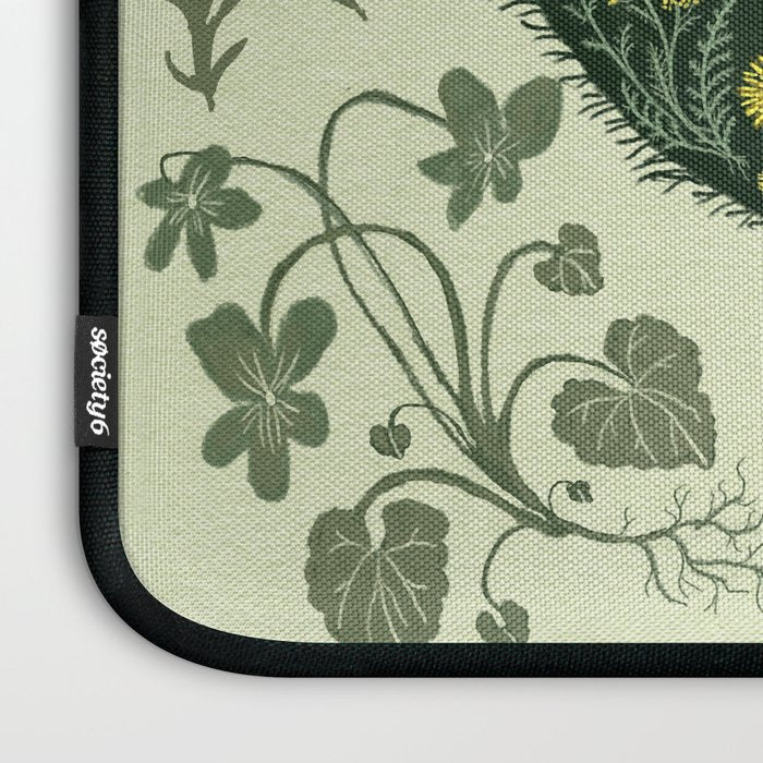 A Cat in the Wildflowers Laptop Sleeve Gallery Image 3