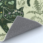 A Cat in the Wildflowers Rug Gallery Image 4