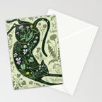 A Cat in the Wildflowers Stationery Card Gallery Image 2