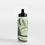 A Cat in the Wildflowers Water Bottle Gallery Image 2