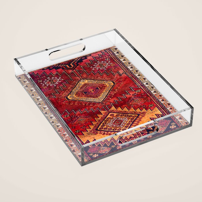 Berber Oiental Traditional North African Moroccan Style Acrylic Tray Gallery Image 1