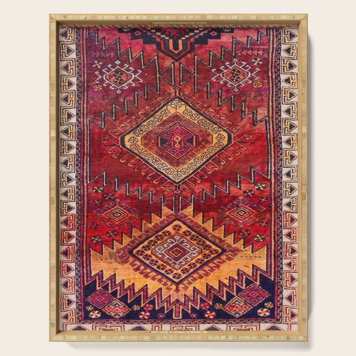Berber Oiental Traditional North African Moroccan Style Serving Tray Gallery Image 1