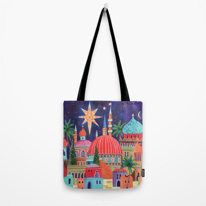 Starry night in Bethlehem Tote Bag Gallery Image 2