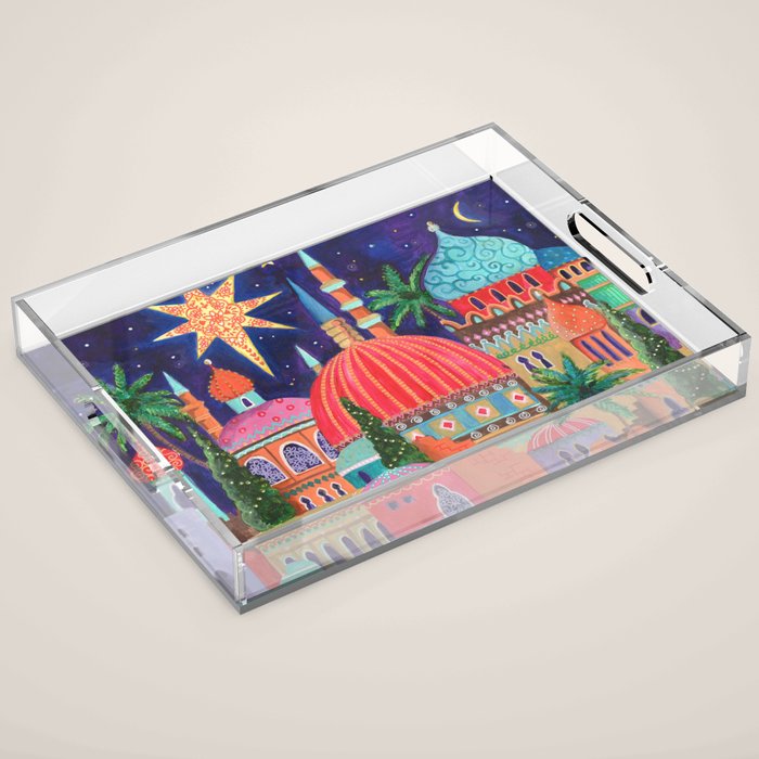 Starry night in Bethlehem Acrylic Tray Gallery Image 1