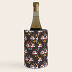 Retro christmas birds illustration Wine Chiller Gallery Image 1