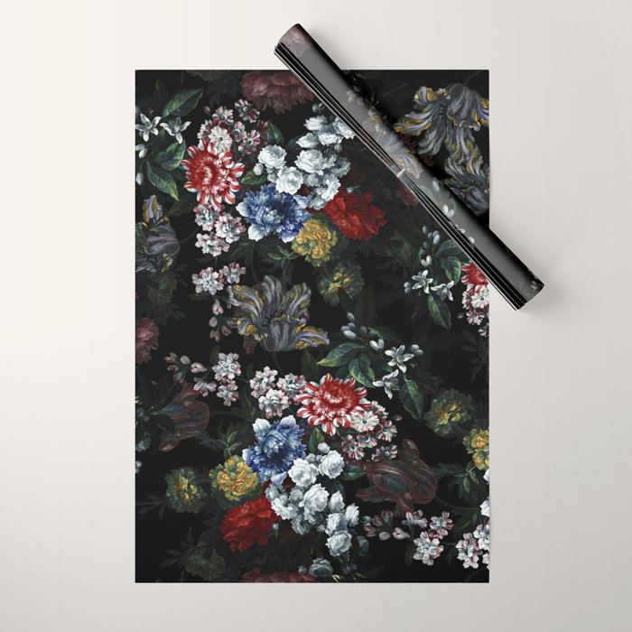 Dark Garden Wrapping Paper Gallery Image 1