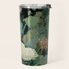 Japandi Wall Art Floral Print Maximalist Botanical Sage Green Flower Painting Japanese Forest poster Travel Mug Gallery Image 2