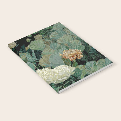 Japandi Wall Art Floral Print Maximalist Botanical Sage Green Flower Painting Japanese Forest Poster Notebook Gallery Image 2