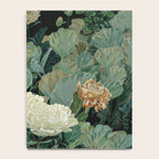 Japandi Wall Art Floral Print Maximalist Botanical Sage Green Flower Painting Japanese Forest poster Notebook Gallery Image 4