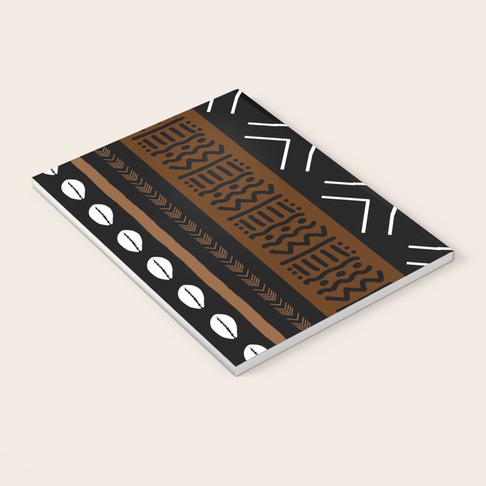 African Tribal Abstract Bogolan Notebook Gallery Image 3