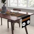 African Tribal Abstract Bogolan Table Runner Gallery Image 2