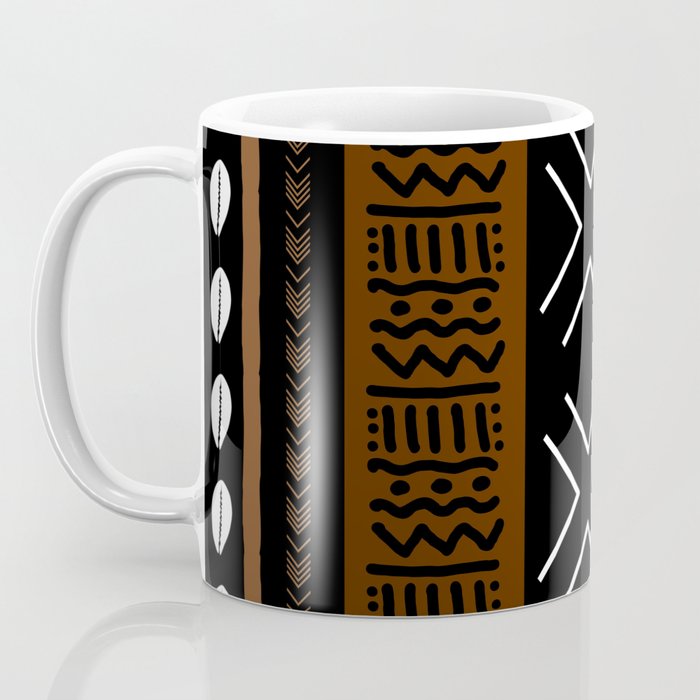 African Tribal Abstract Bogolan Coffee Mug Gallery Image 3
