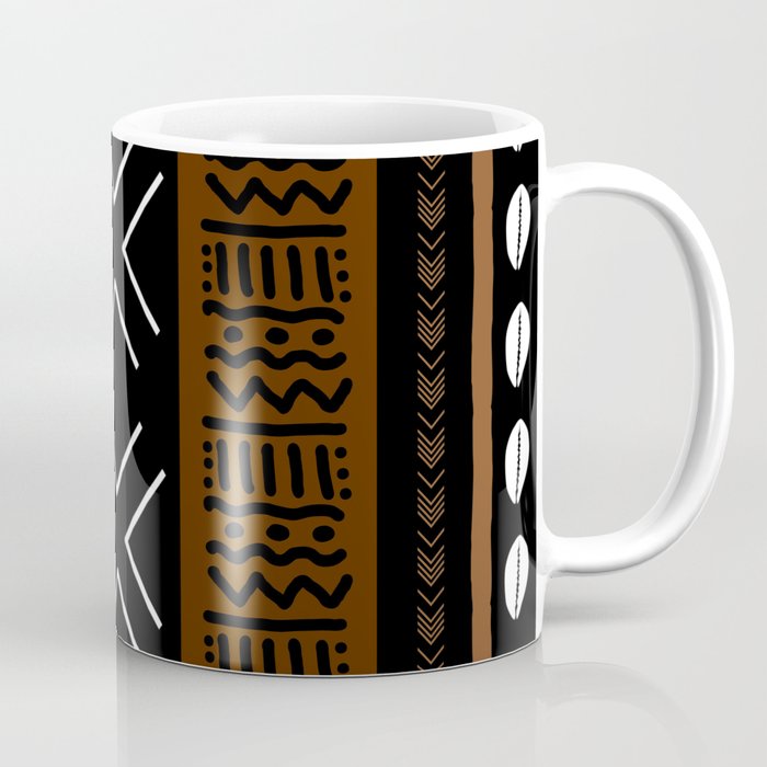 African Tribal Abstract Bogolan Coffee Mug Gallery Image 1