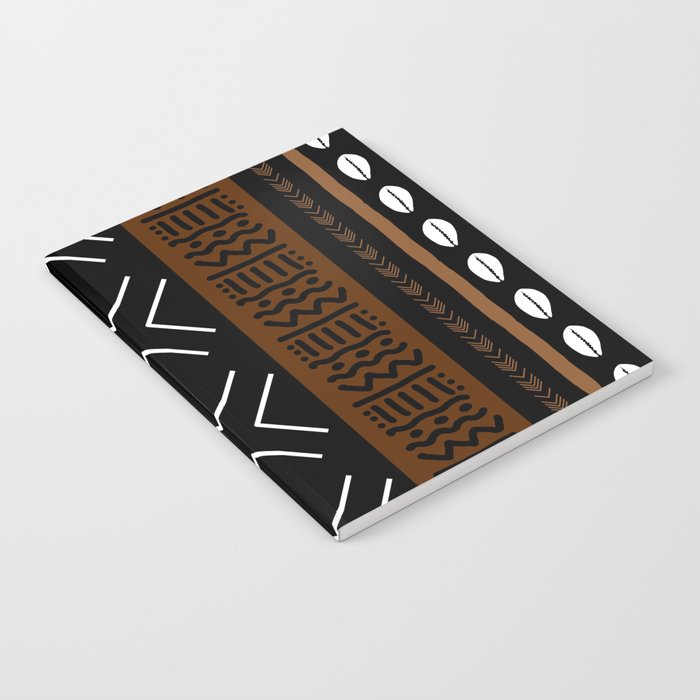 African Tribal Abstract Bogolan Notebook Gallery Image 1