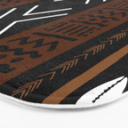 African Tribal Abstract Bogolan Bath Mat Gallery Image 3