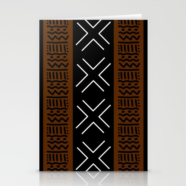 African Tribal Abstract Bogolan Stationery Card Gallery Image 2