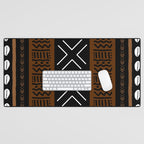 African Tribal Abstract Bogolan Desk Mat Gallery Image 1