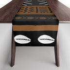 African Tribal Abstract Bogolan Table Runner Gallery Image 1