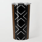 African Tribal Abstract Bogolan Travel Mug Gallery Image 1