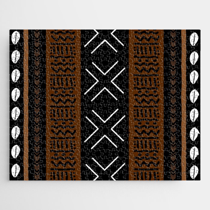 African Tribal Abstract Bogolan Jigsaw Puzzle Gallery Image 1