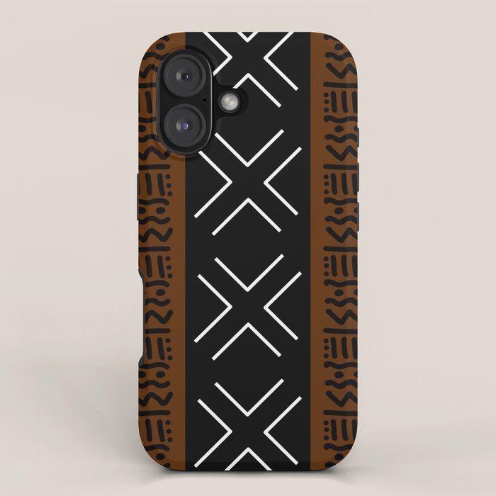 African Tribal Abstract Bogolan iPhone Case Gallery Image 1