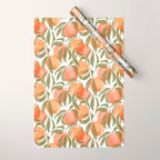 Peaches Wrapping Paper Gallery Image 1