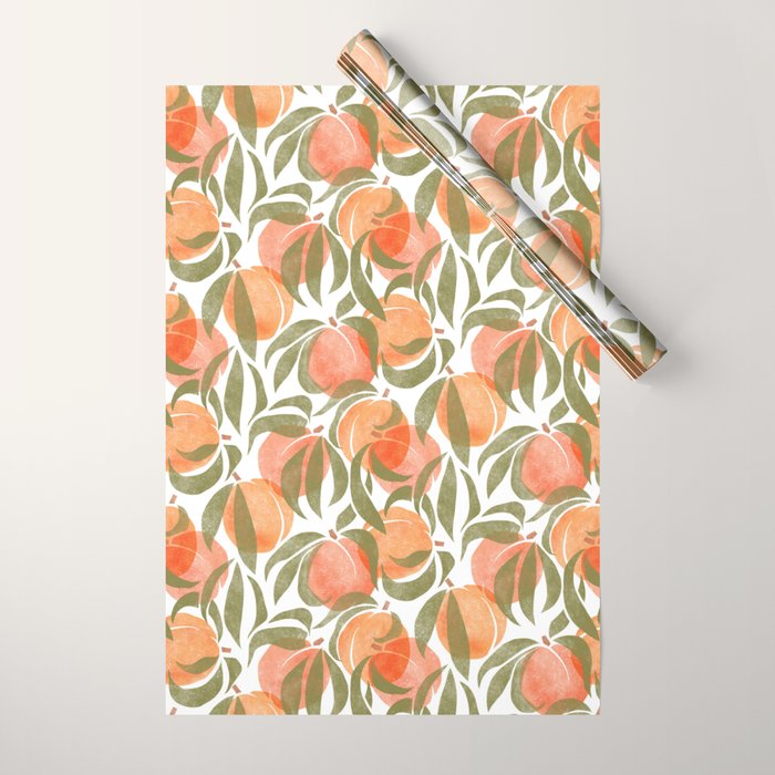 Peaches Wrapping Paper Gallery Image 1