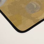 Blue and Gold Klimt Dog with Brown Eyes Desk Mat Gallery Image 4