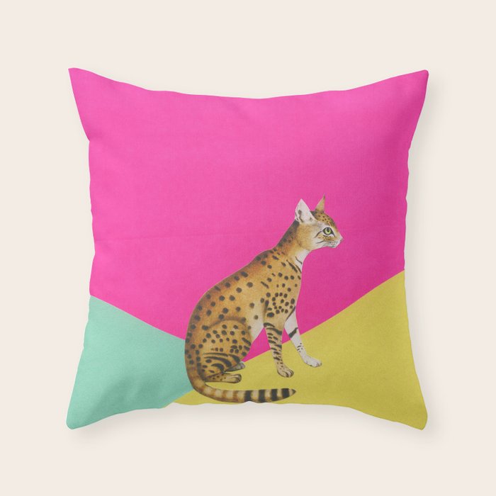 Big Cat Throw Pillow Gallery Image 6