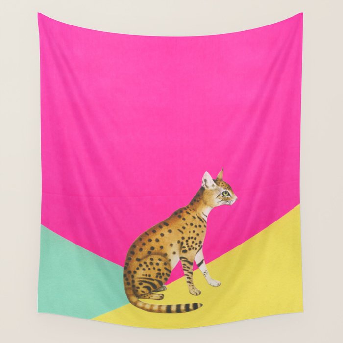 Big Cat Wall Tapestry Gallery Image 4