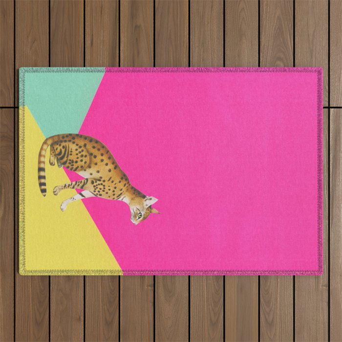Big Cat Outdoor Rug Gallery Image 1