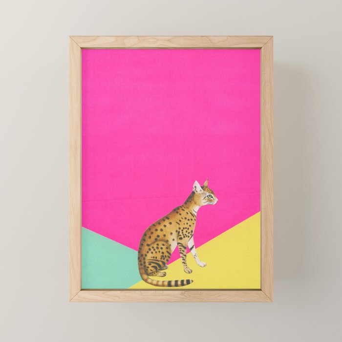 Big Cat Mini Art Print Gallery Image 1
