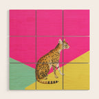 Big Cat Wood Wall Art Gallery Image 1
