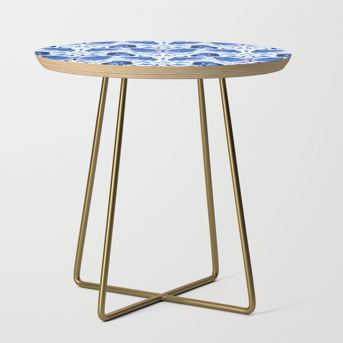 Vintage Blue Moths Side Table Gallery Image 1