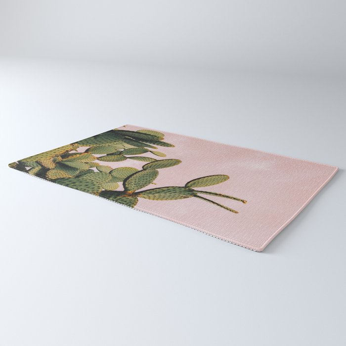 Cactus on Pink Sky Rug Gallery Image 3