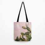 Cactus on Pink Sky Tote Bag Gallery Image 2