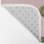 Cactus on Pink Sky Bath Mat Gallery Image 2