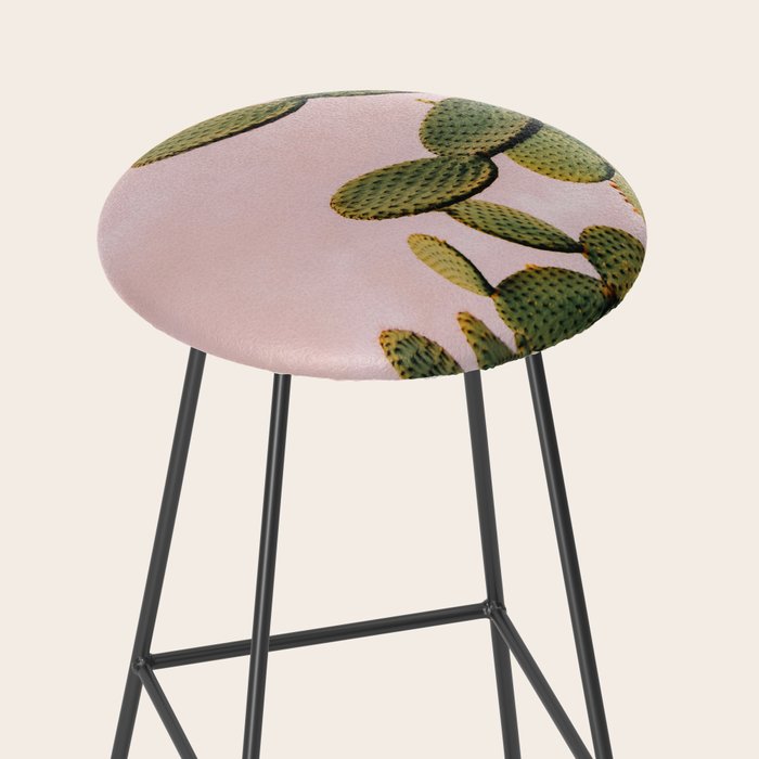 Cactus on Pink Sky Stool Gallery Image 2