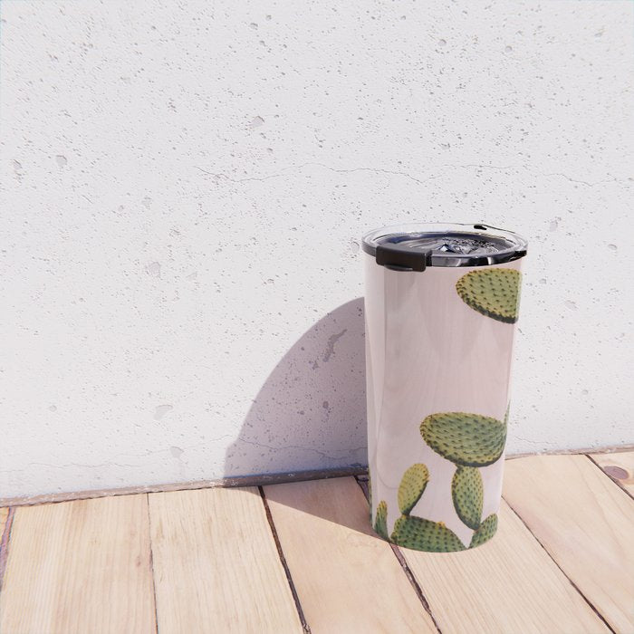 Cactus on Pink Sky Travel Mug Gallery Image 4